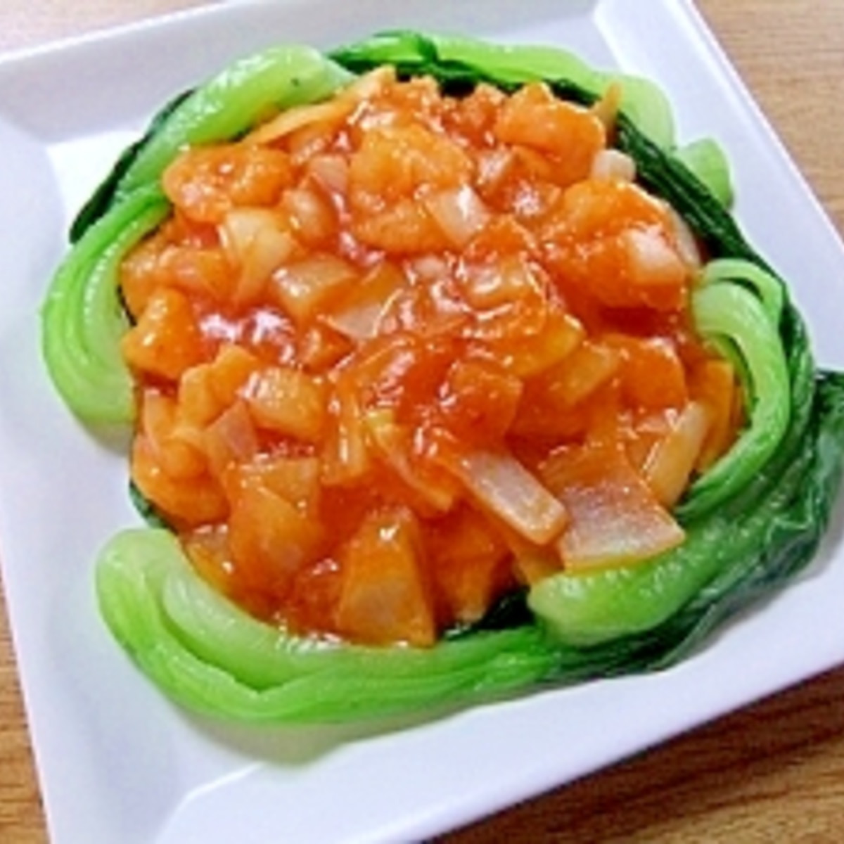 玉ねぎたっぷり 節約エビチリ レシピ 作り方 By ゆみし 楽天レシピ